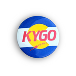 98.5 KYGO Colorado Flag Button