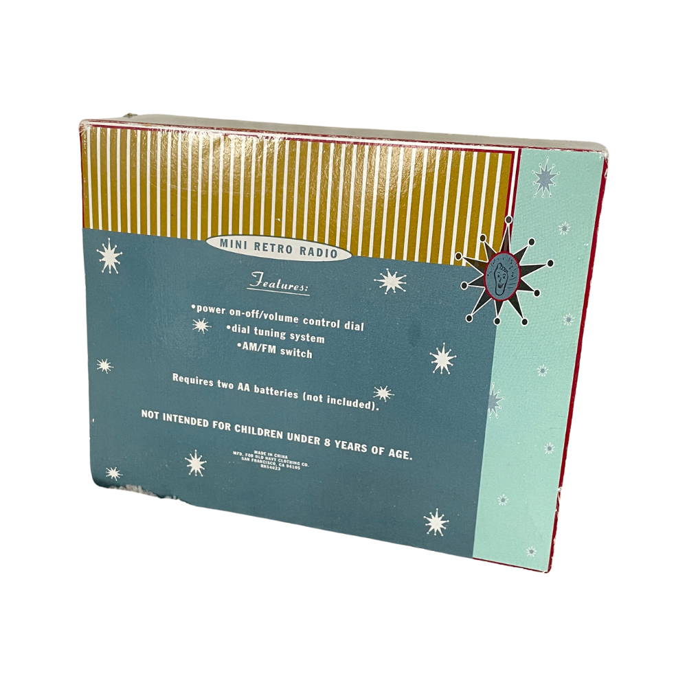 Old Navy Mini Retro Radio