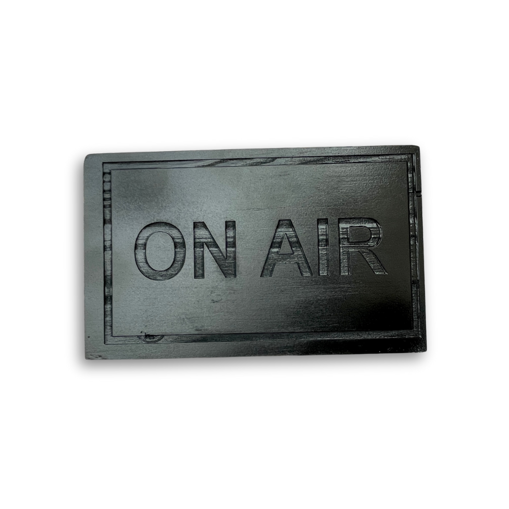ON AIR Desk Sign BLACK