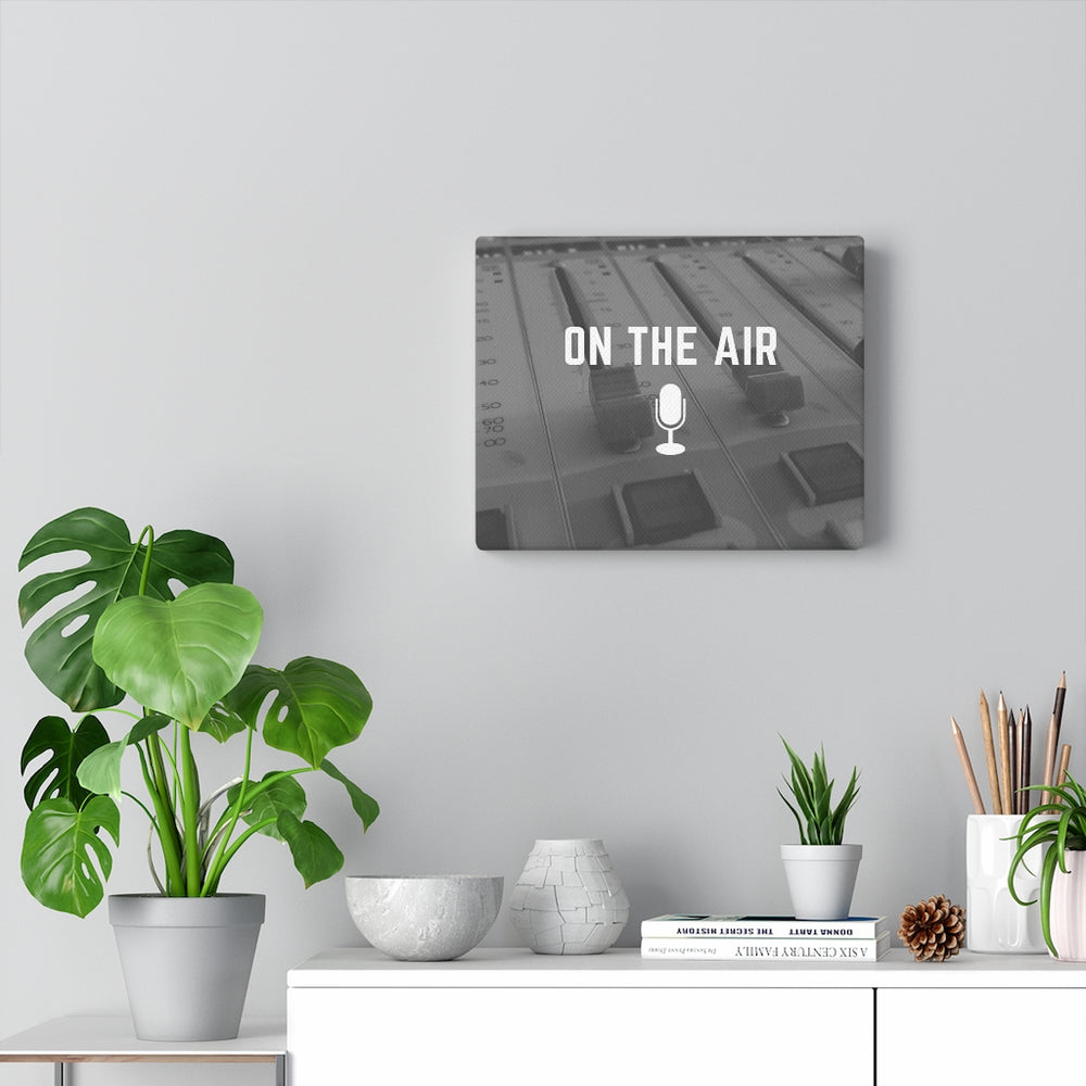 ON THE AIR Canvas Wall Art