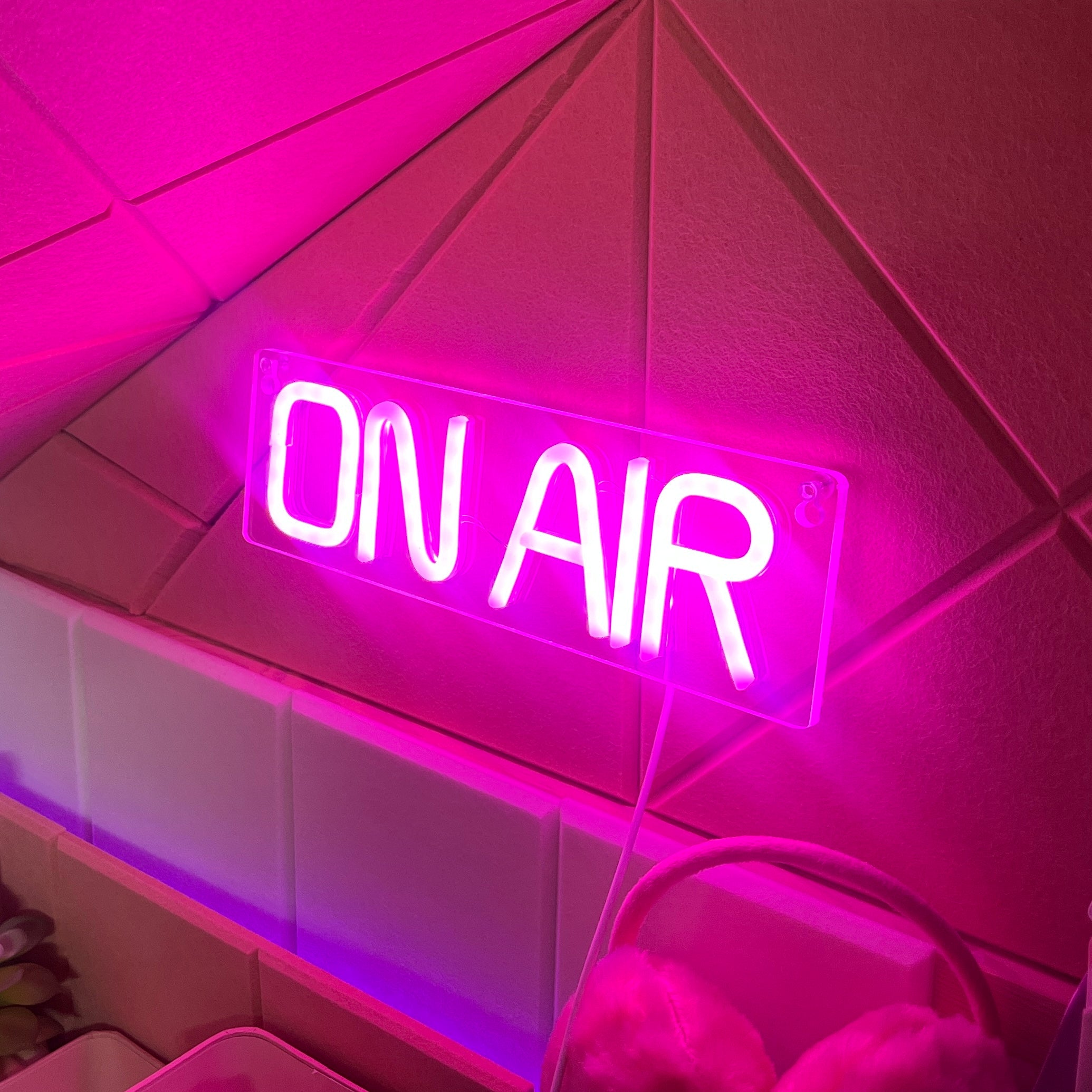 ON-AIR Studio LED Light Podcast Stream Radio Show