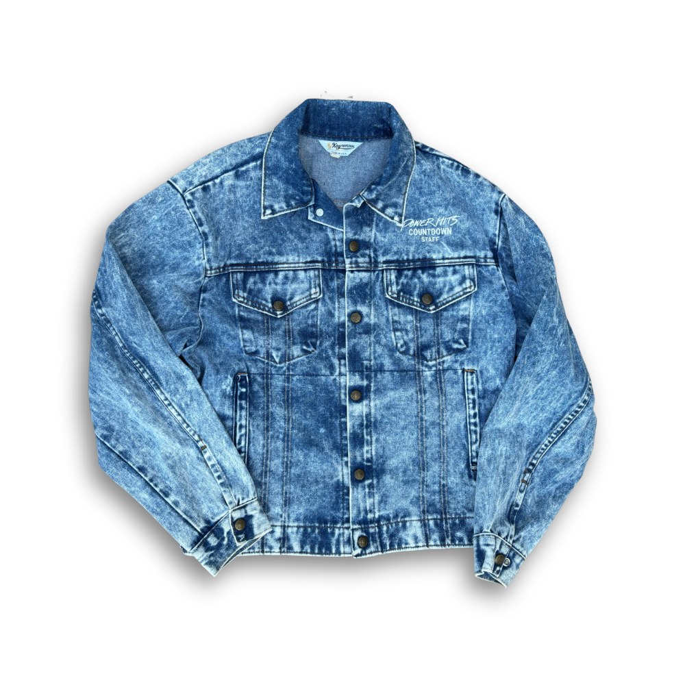 Power 104 KRBE Denim Jacket STAFF VTG