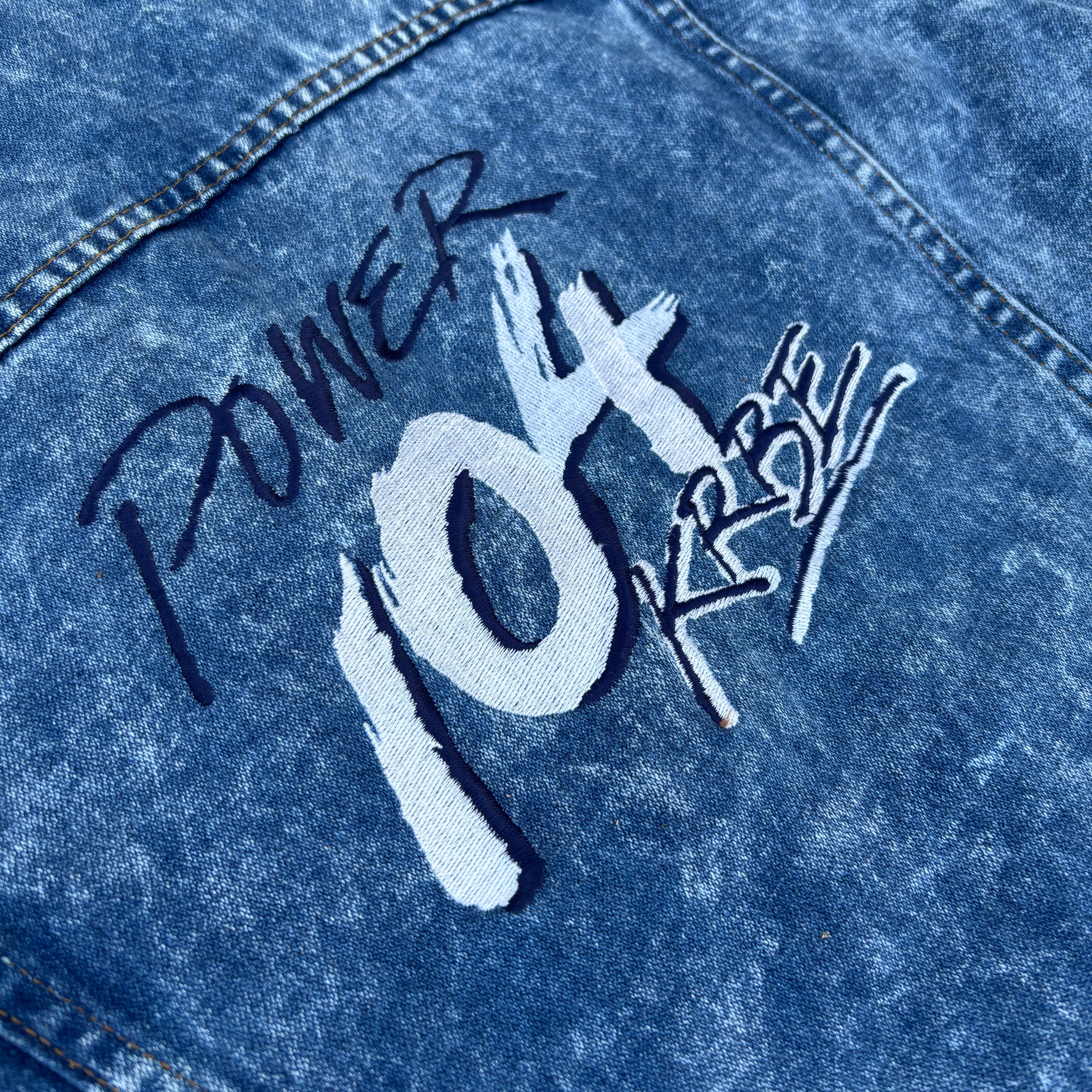 Power 104 KRBE Denim Jacket STAFF VTG