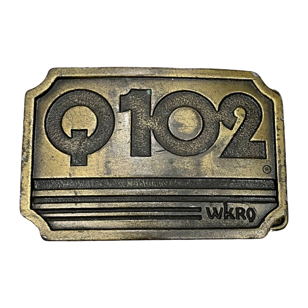 Q102 (WKRQ) Cincinnati VTG Belt Buckle