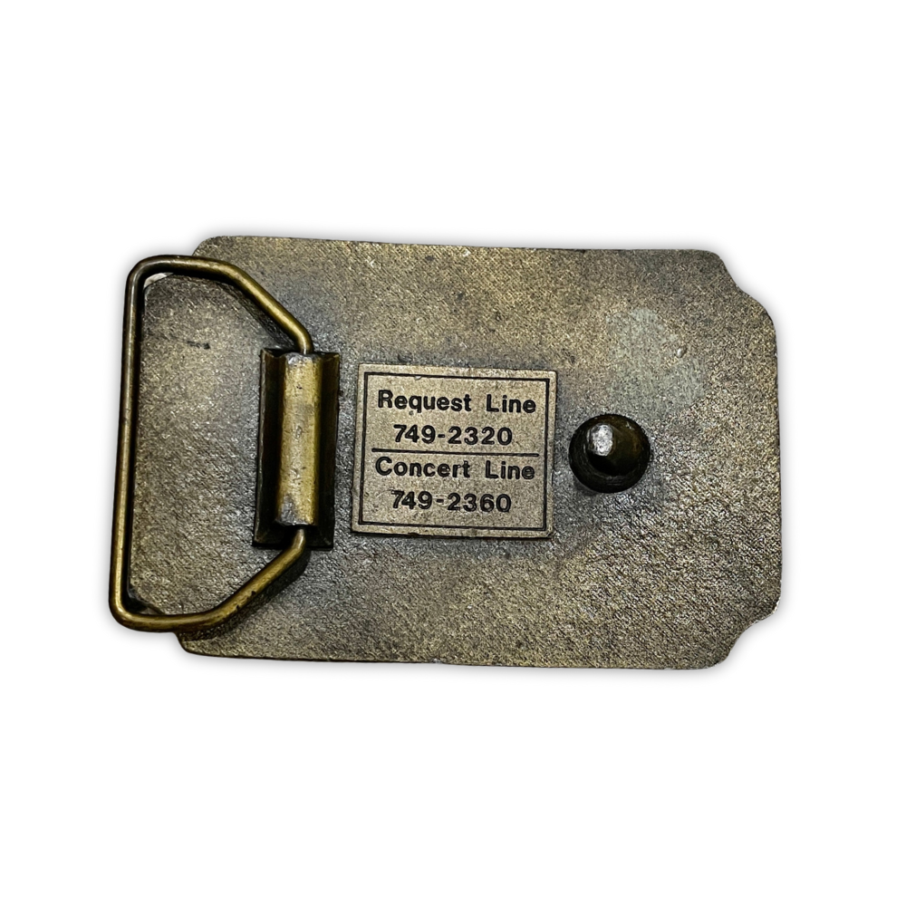 Q102 (WKRQ) Cincinnati VTG Belt Buckle