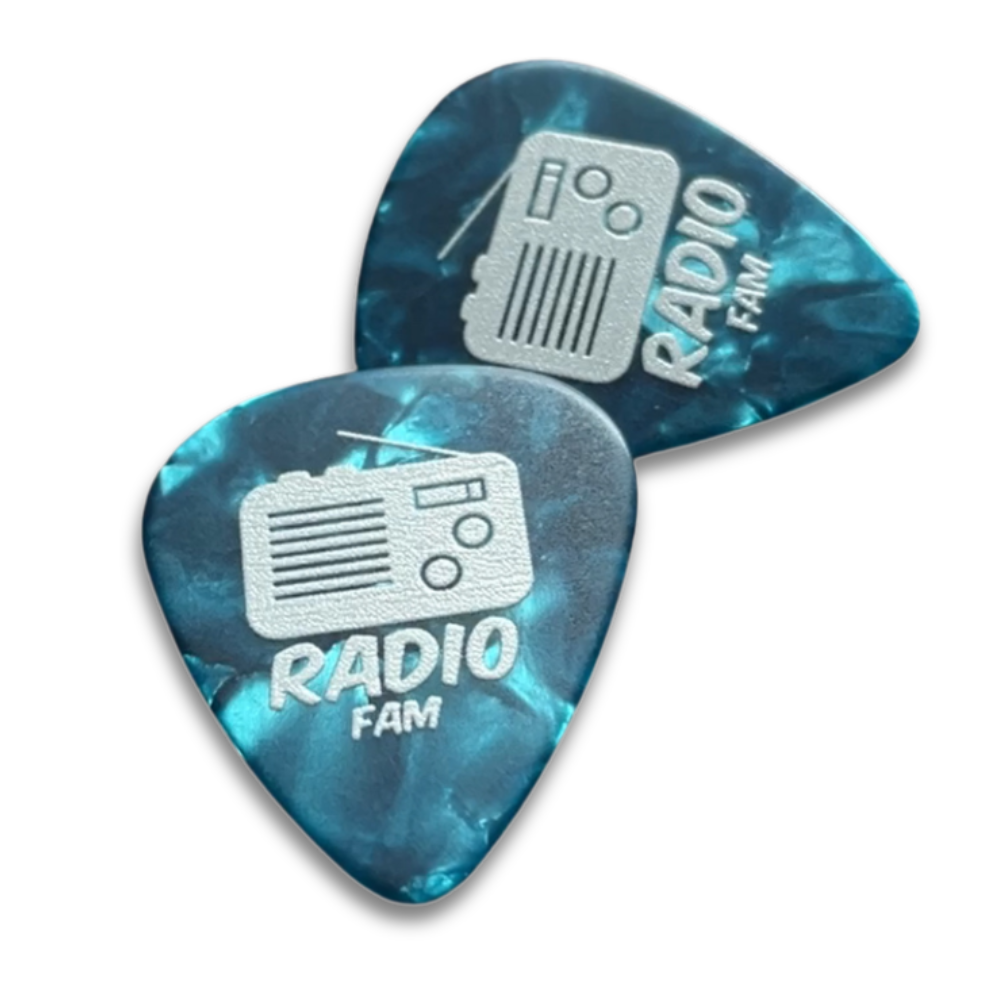 Radio Fam Logo Guitar Picks