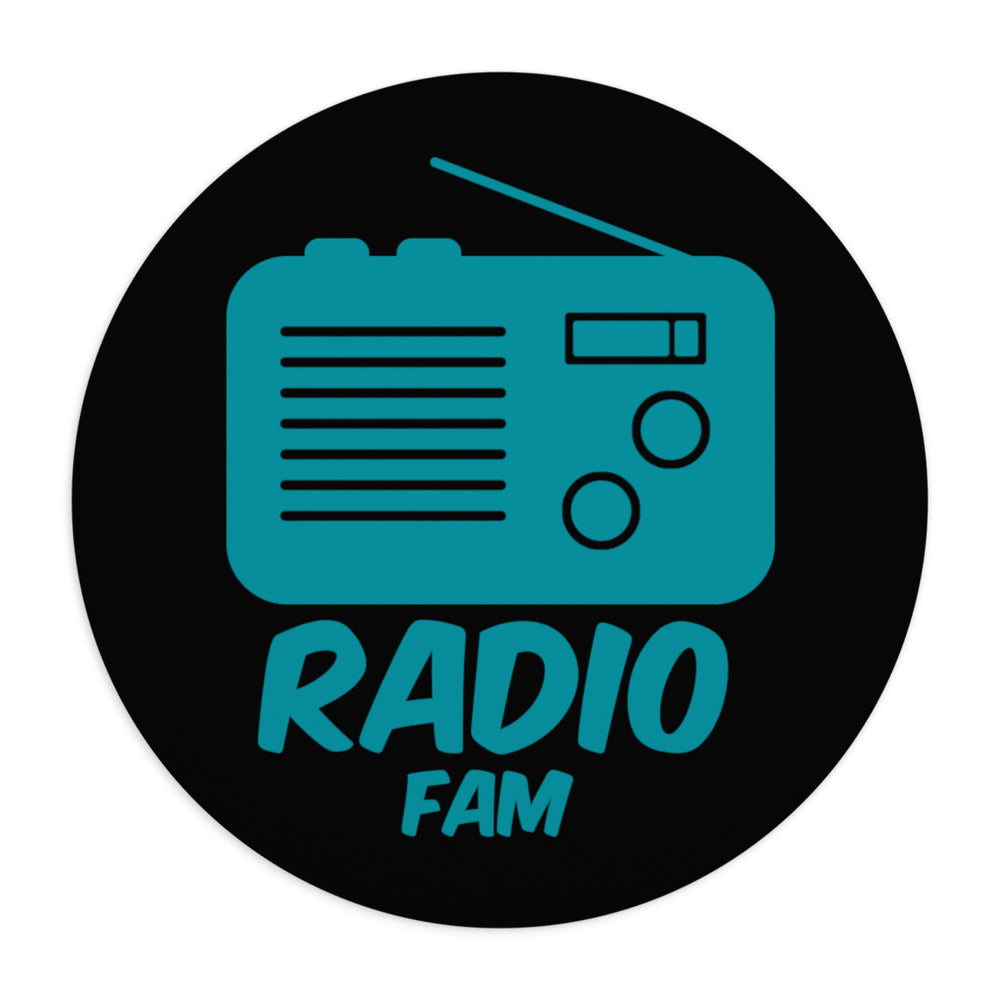 RADIO FAM LOGO Mousepad