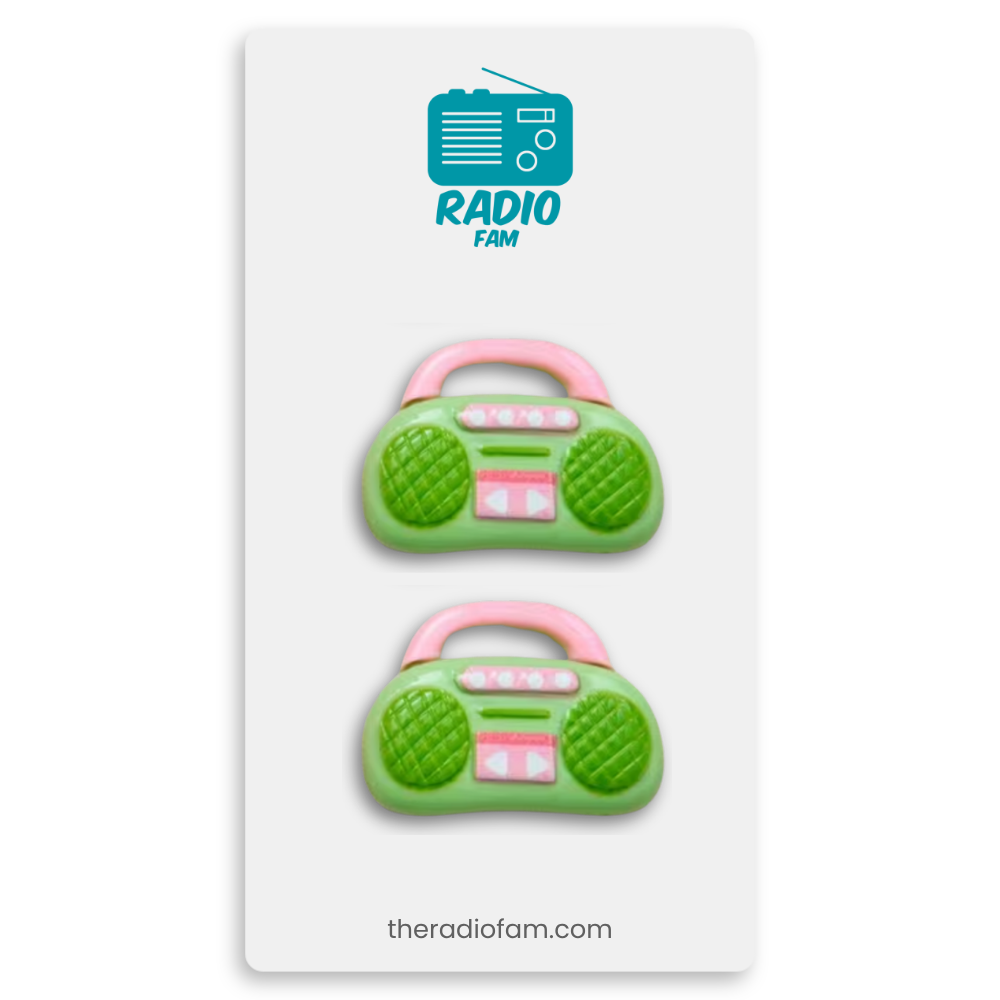 Colorful Radio Magnets (2-Pack)