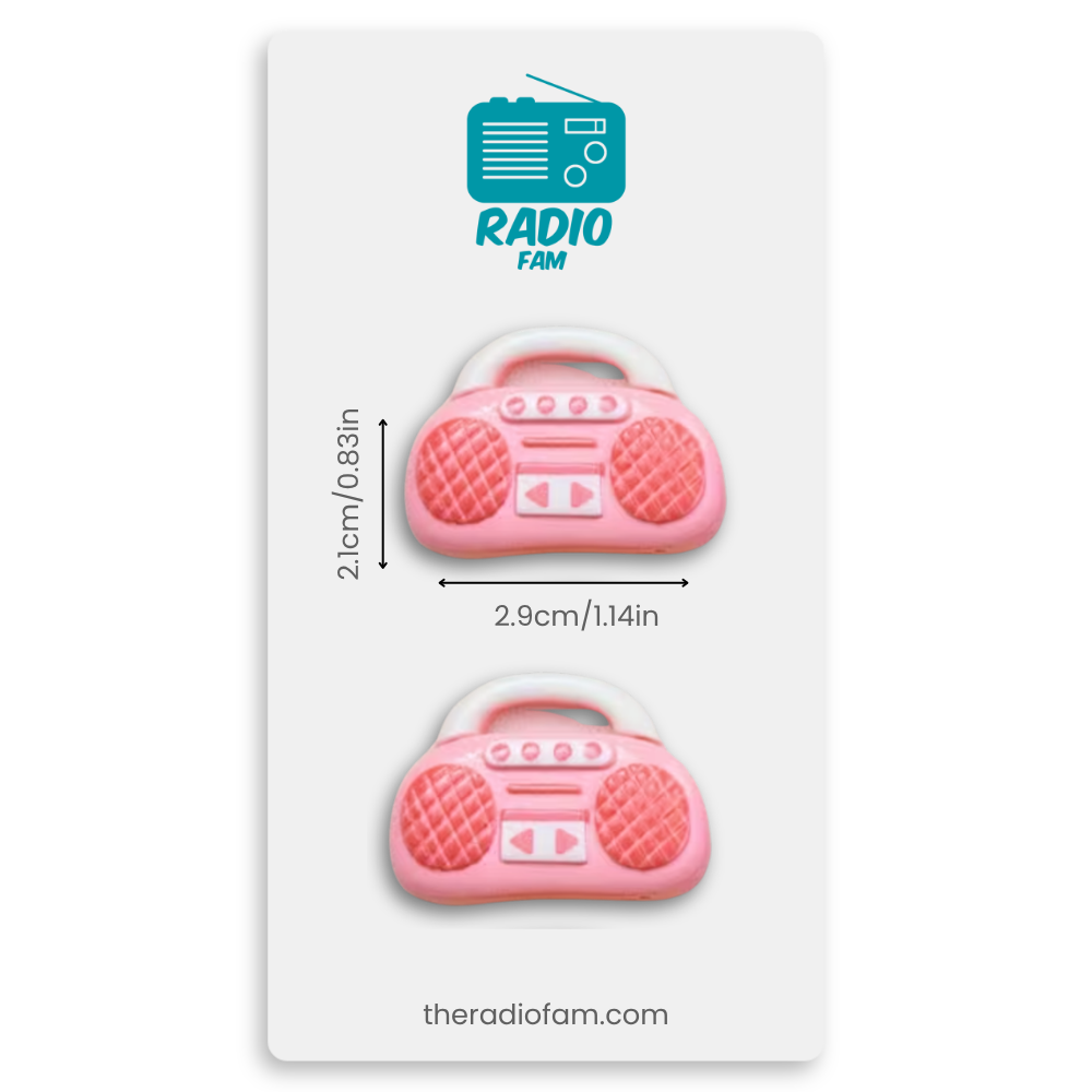 Colorful Radio Magnets (2-Pack)