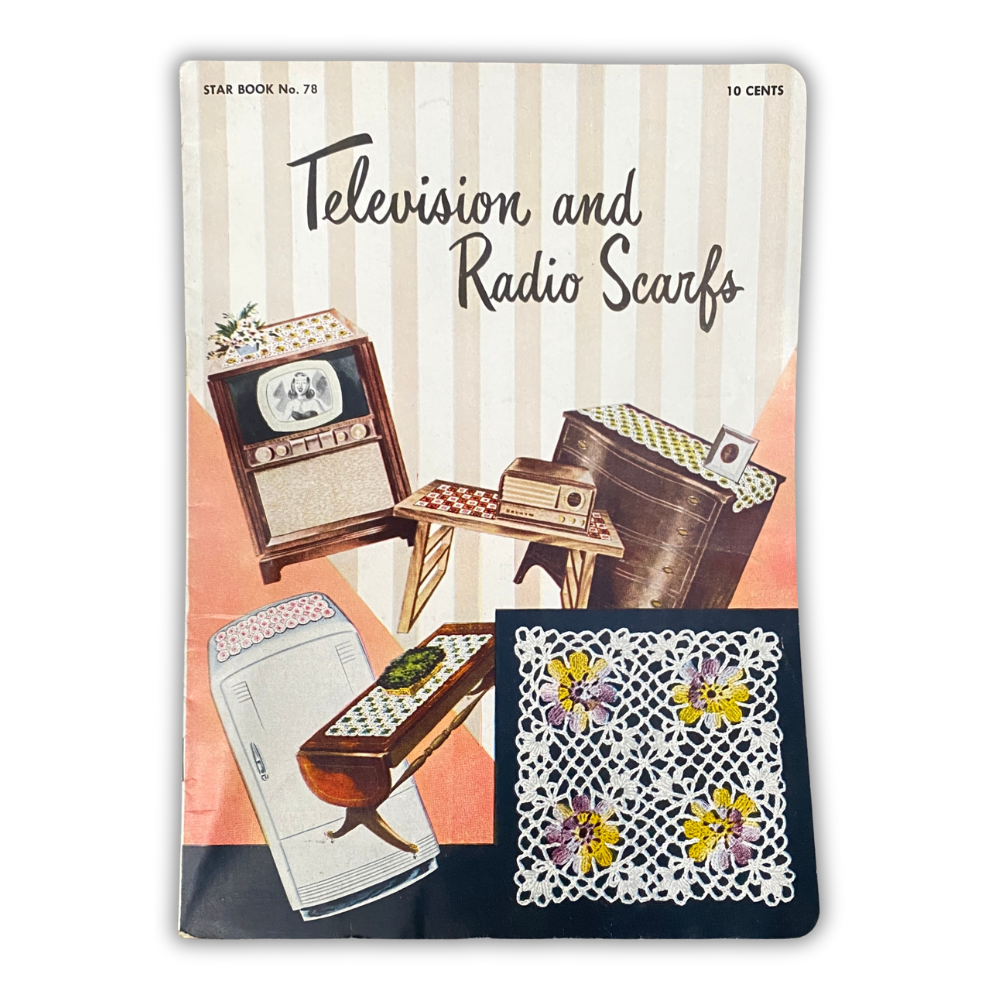 
            
                Load image into Gallery viewer, 1950&amp;#39;s TV &amp;amp; Radio Scarfs Crochet Instruction Book
            
        