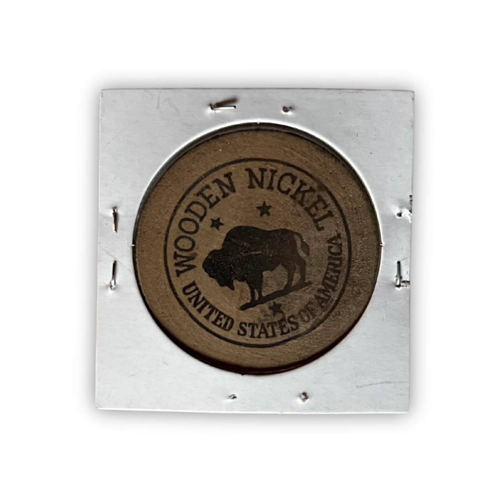 WSEW 1240 AM Wooden Nickel VTG