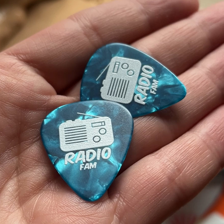 Radio Fam Logo Guitar Picks