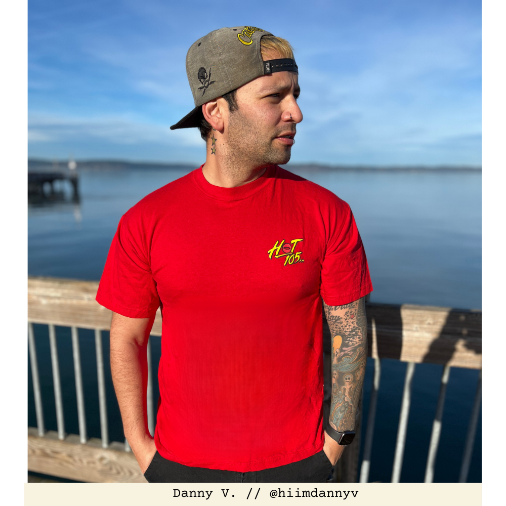 Hot 105 FM (WHQT) VTG T-Shirt