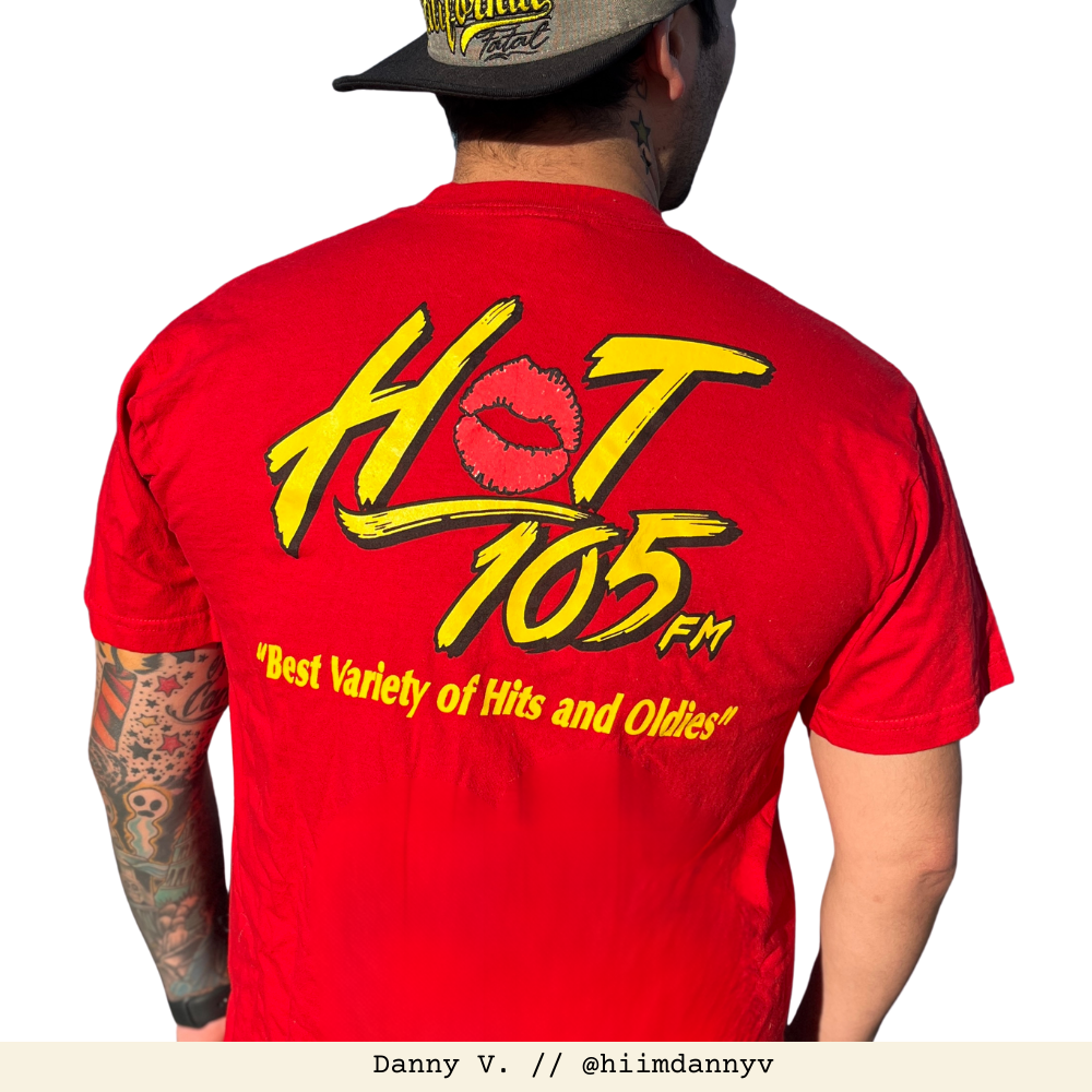 Hot 105 FM (WHQT) VTG T-Shirt