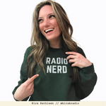 Radio Nerd Crewneck Sweatshirt Unisex