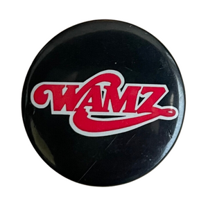 WAMZ 97.5 FM Black Logo VTG Button