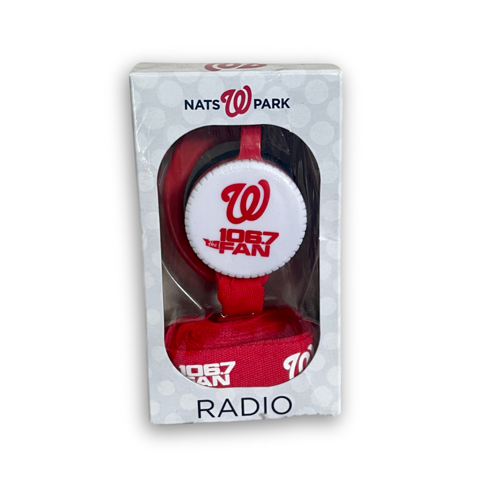 WA Nationals Pre-tuned 106.7 The Fan Radio & Lanyard