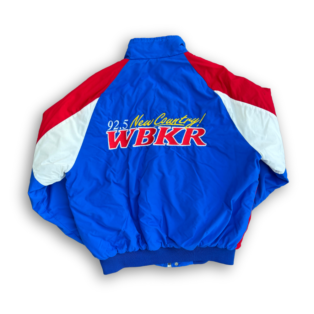 92.5 New Country WBKR Radio Station Jacket VTG