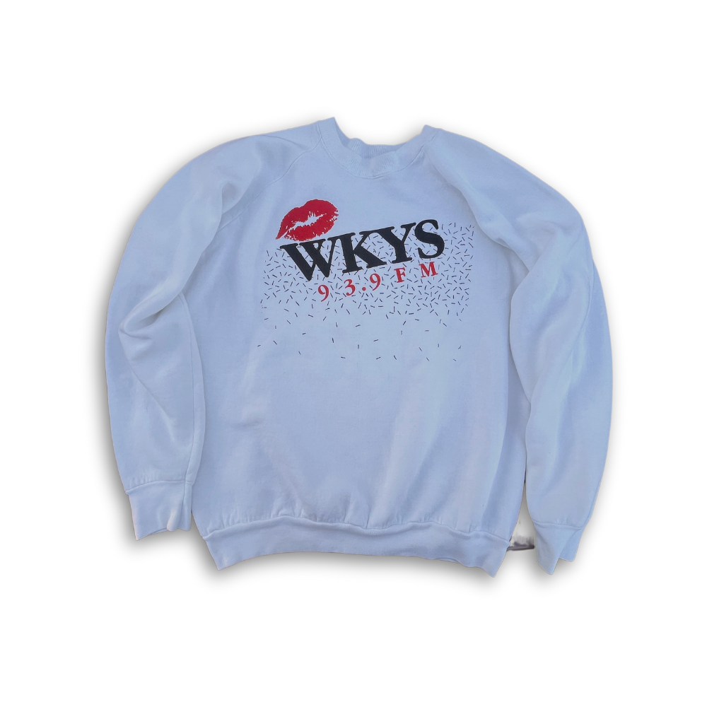 93.9 WKYS Crewneck Sweatshirt VTG