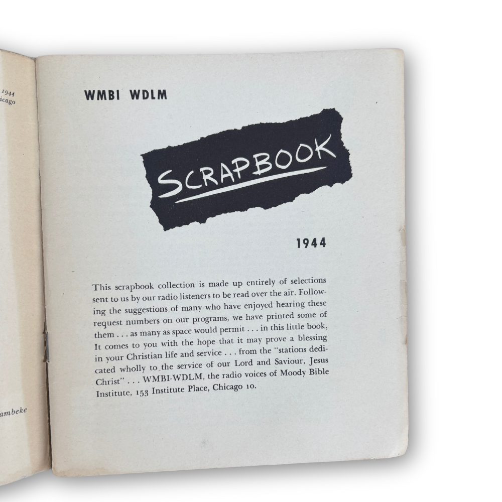 WMBI WDLM Radio Scrapbook