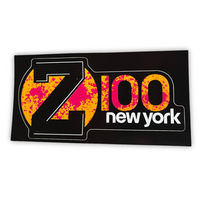 Z100 New York Black VTG Bumper Sticker