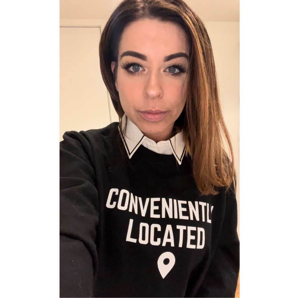 Conveniently Located Crewneck Sweatshirt