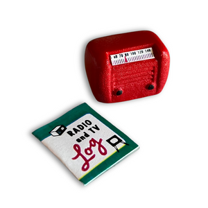 Mini Handmade Radio + Log