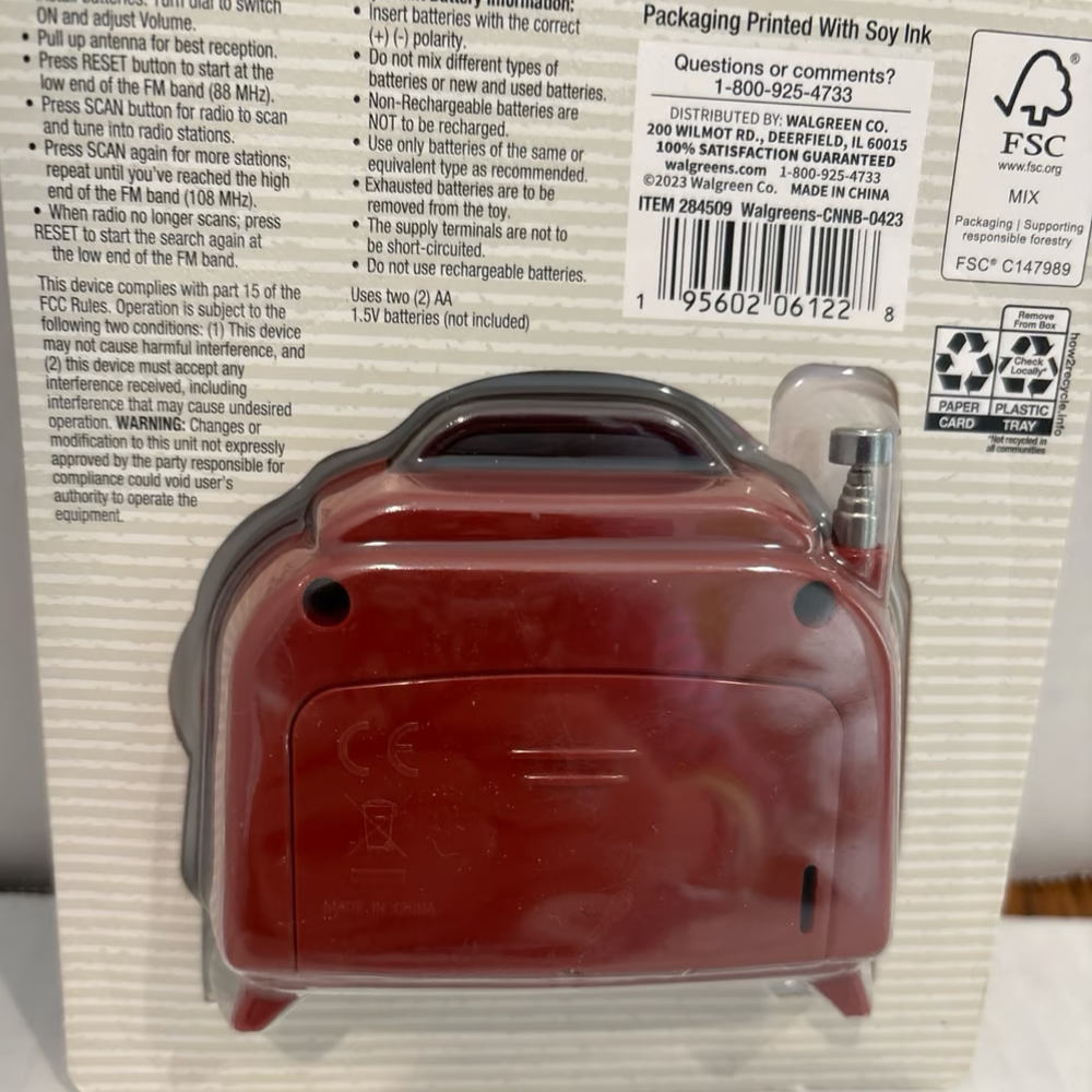 Mini Retro FM Radio NWT