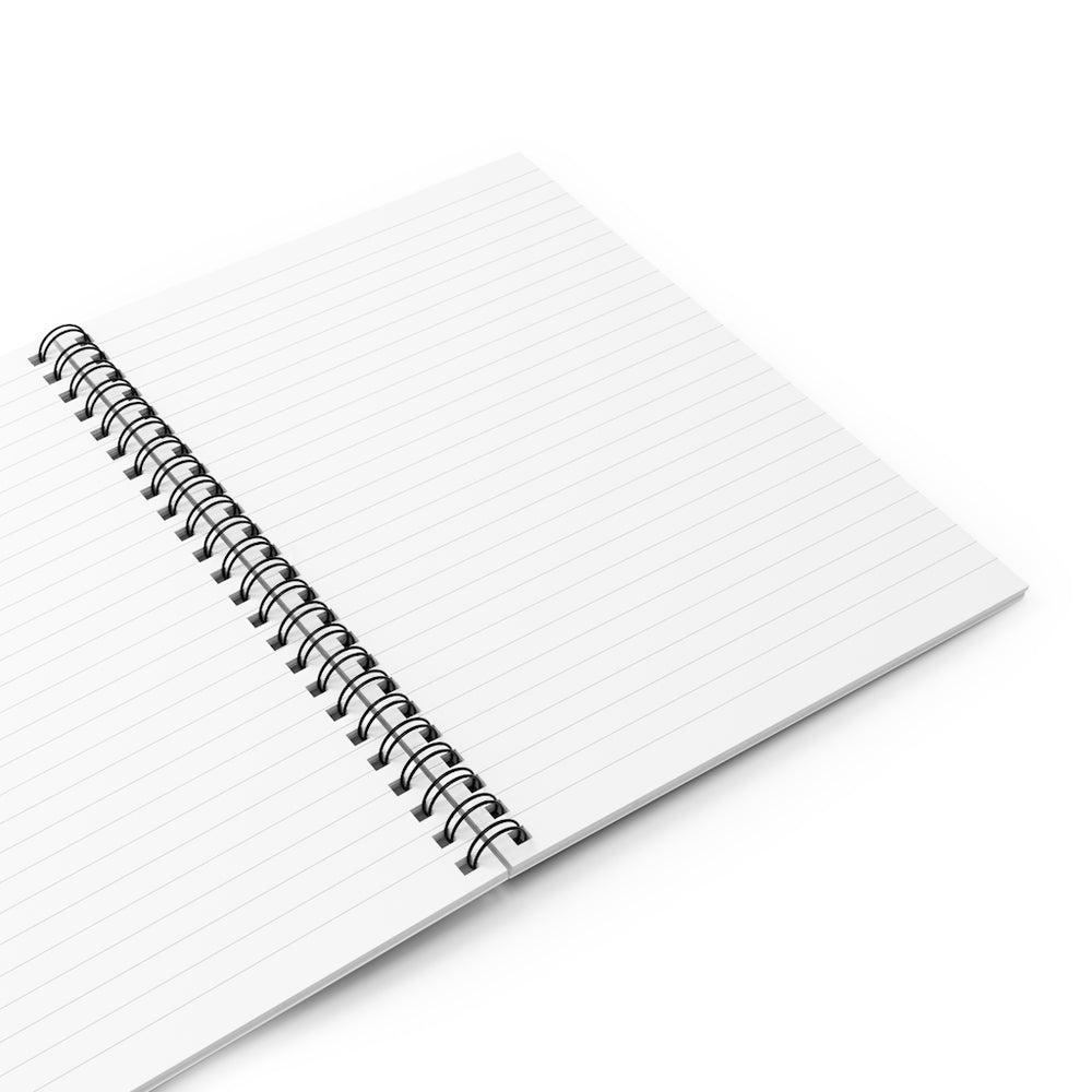 Rose Gold ON THE AIR Microphone Spiral Notebook