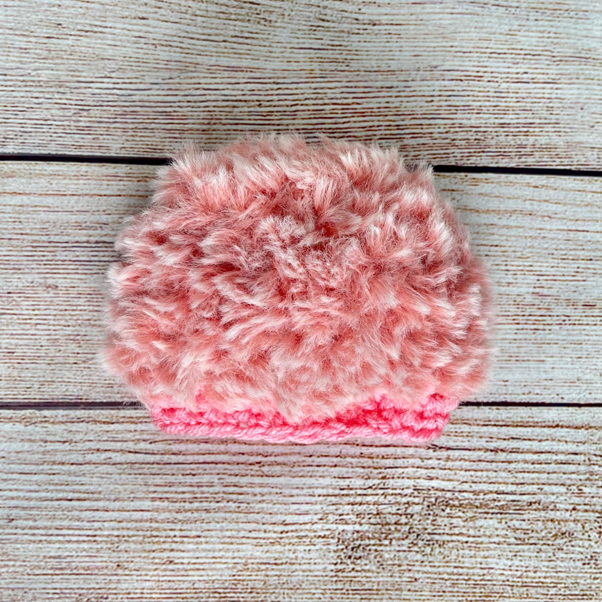 Pink Fuzzy Crocheted Blue Yeti Mic Windscreen Pop Filter