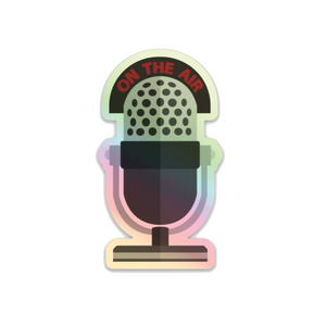 Holographic Microphone Sticker