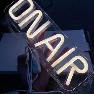 ON-AIR Studio LED Light Podcast Stream Radio Show