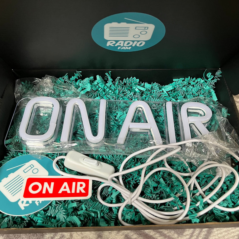 YELLOW ON-AIR Studio LED Light Podcast Stream Radio Show
