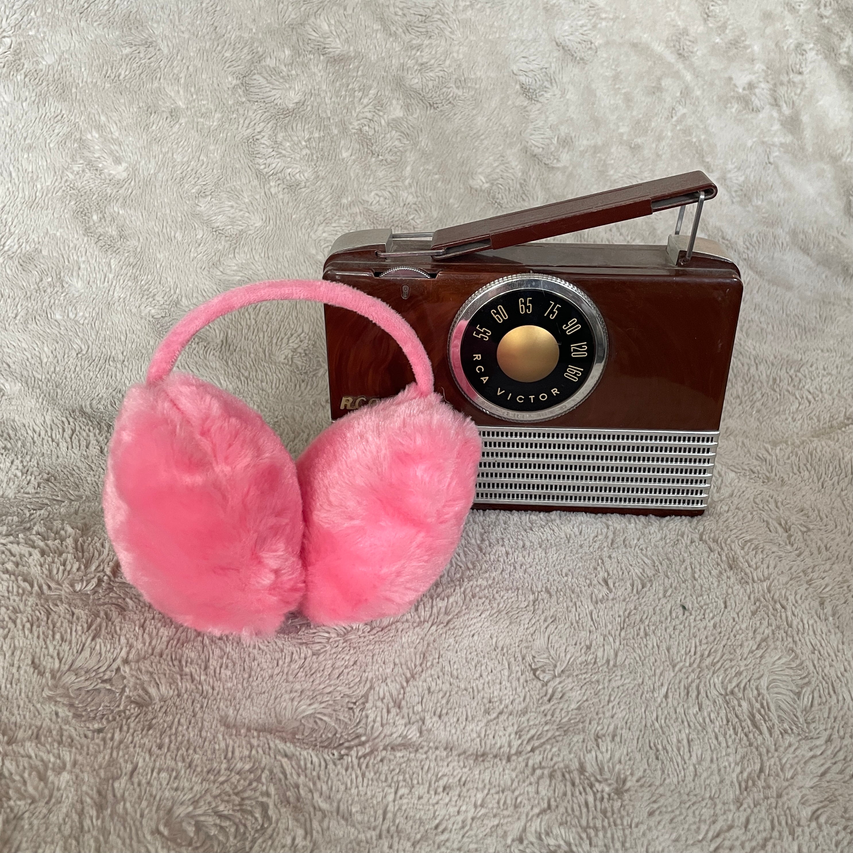 Decorative Plush Headphones