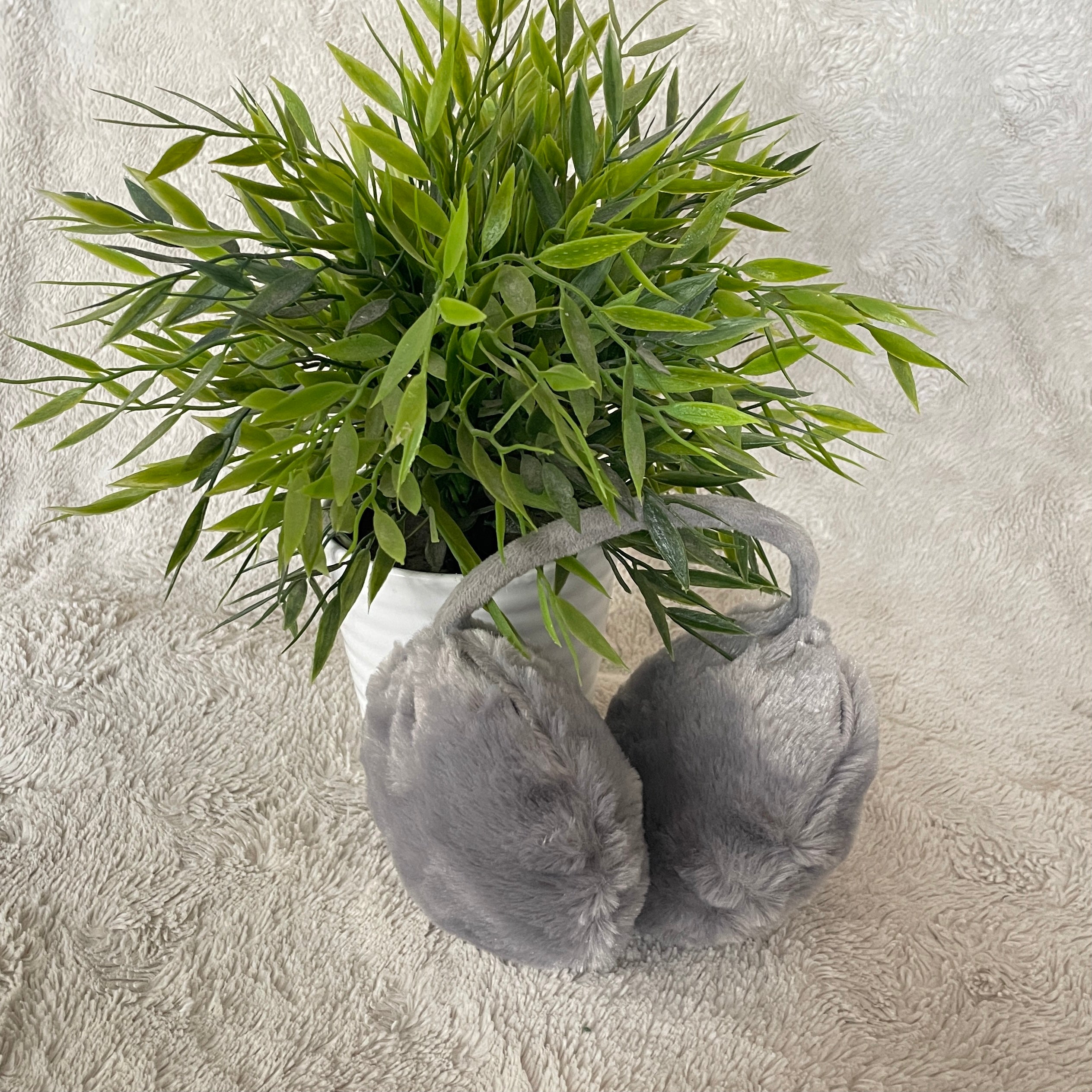 Decorative Plush Headphones