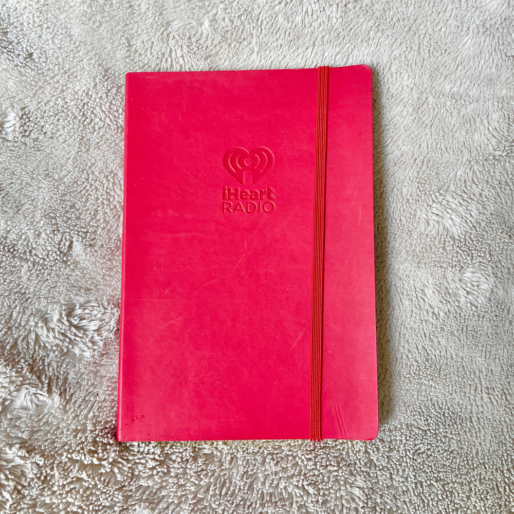 iHeart Radio Red Notebook