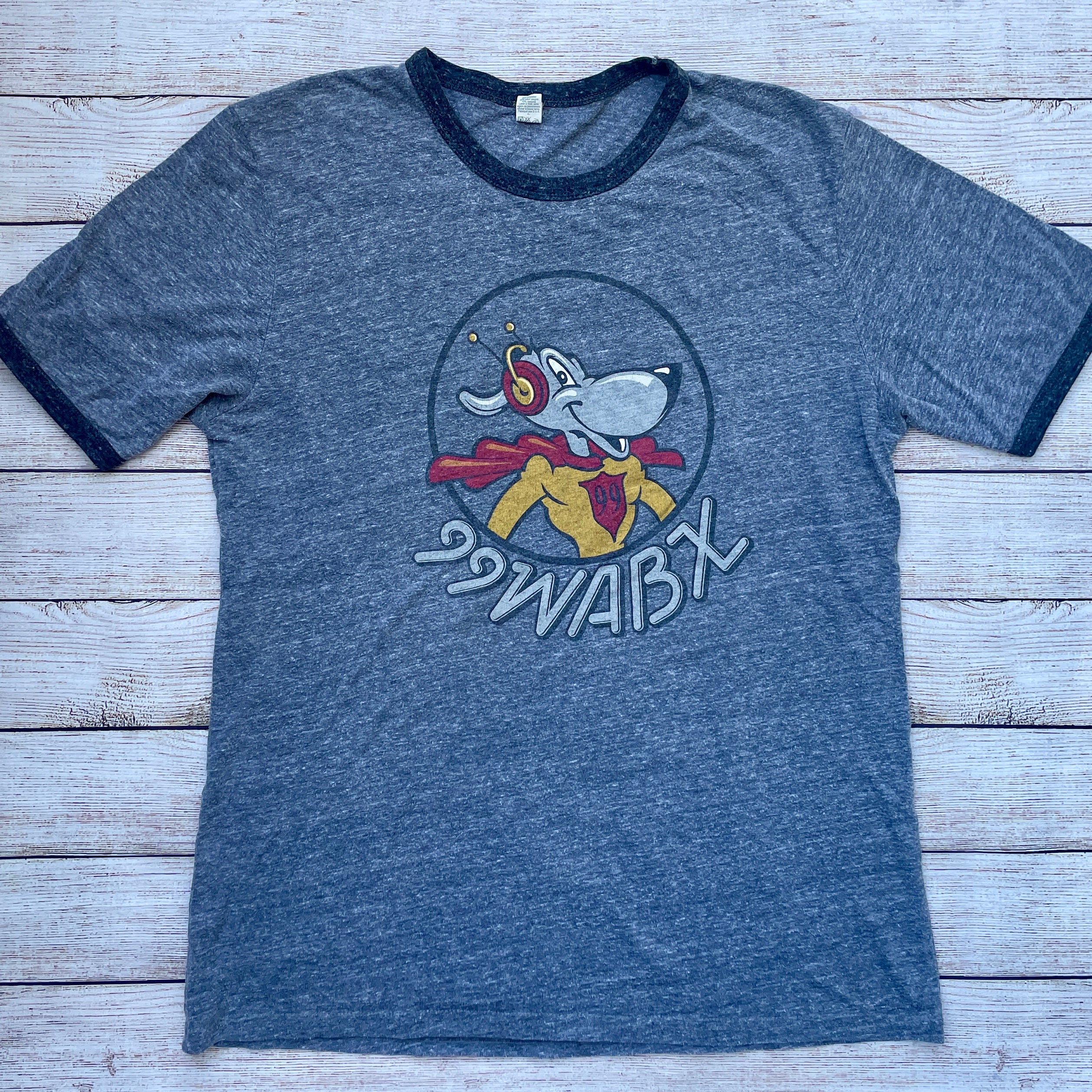 Pre-Owned 99 WABX Unisex Ringer Tee