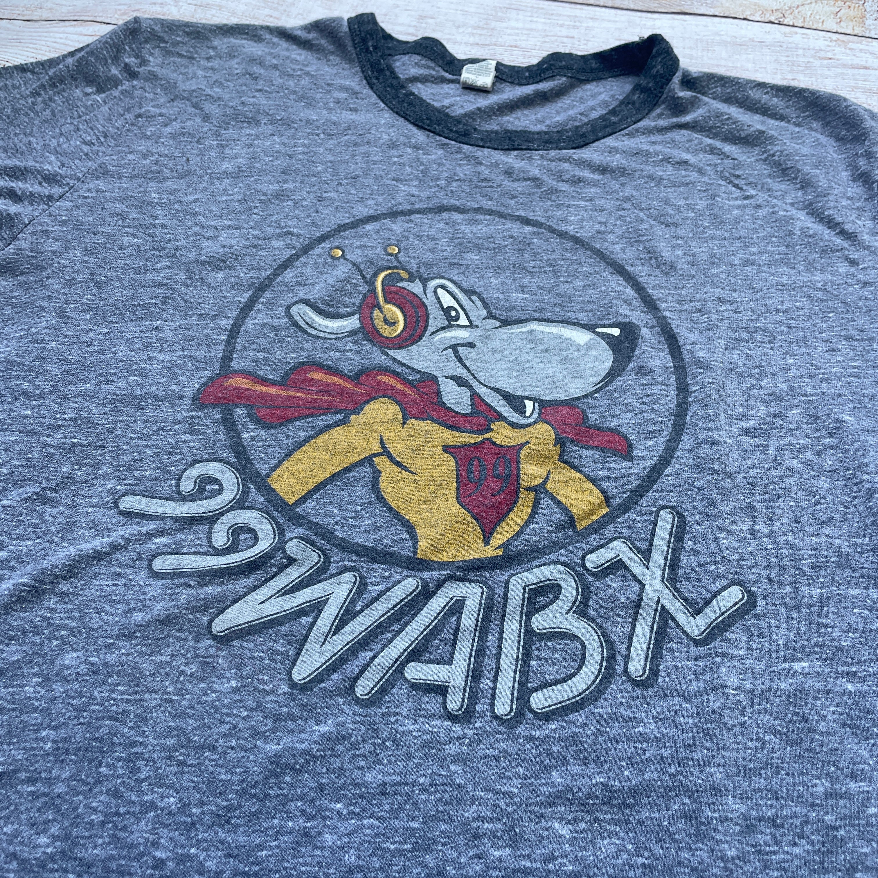 Pre-Owned 99 WABX Unisex Ringer Tee