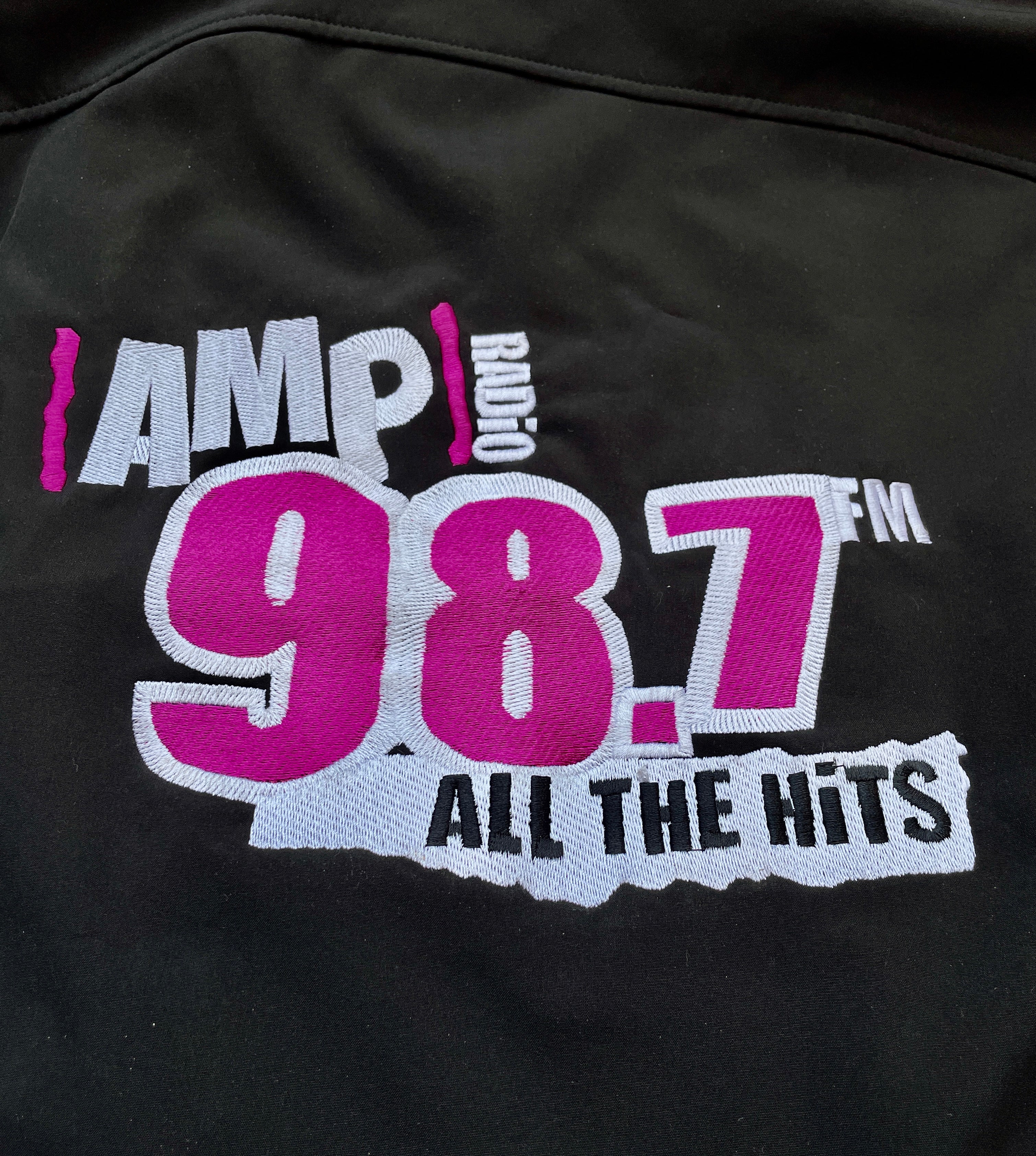 AMP Radio 98.7 Weatherproof Full-Zip Jacket VTG