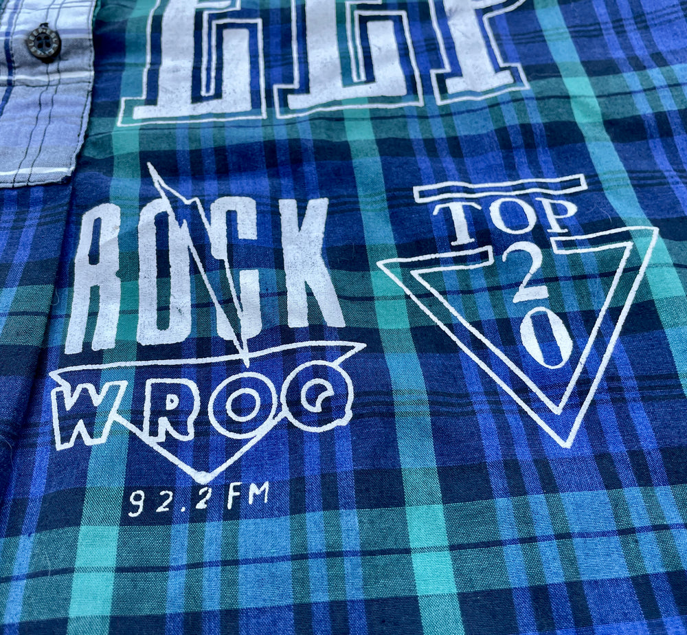 ROCK WROQ Radio ESLEEP VTG Pajama Top