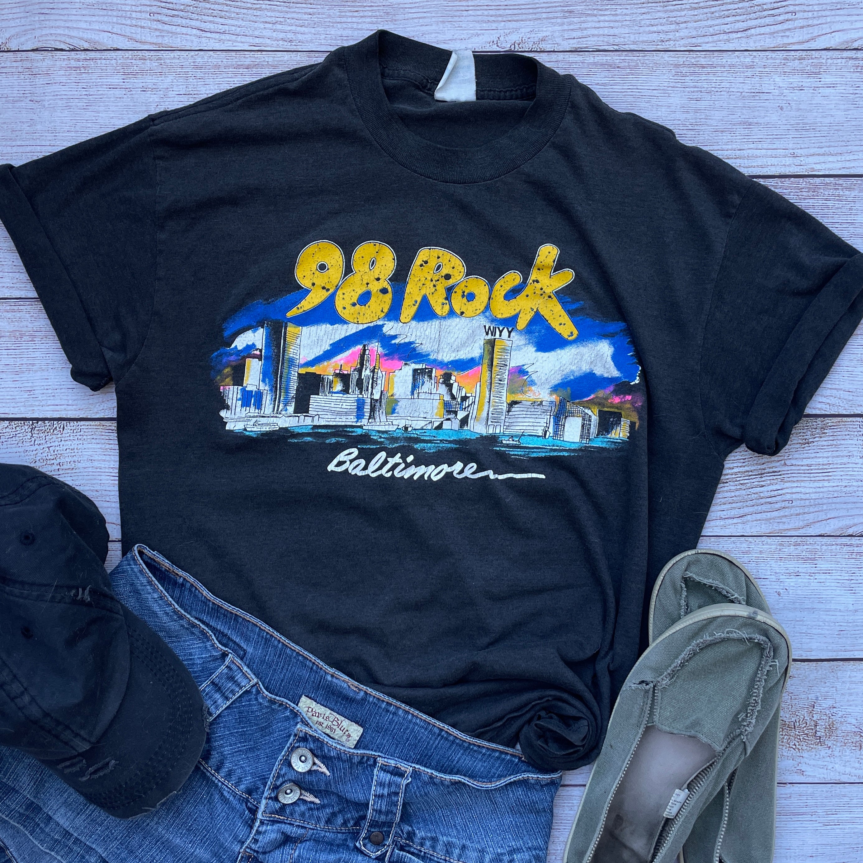 98 Rock Baltimore T-Shirt VTG