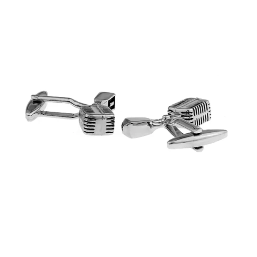Retro Microphone Cufflinks