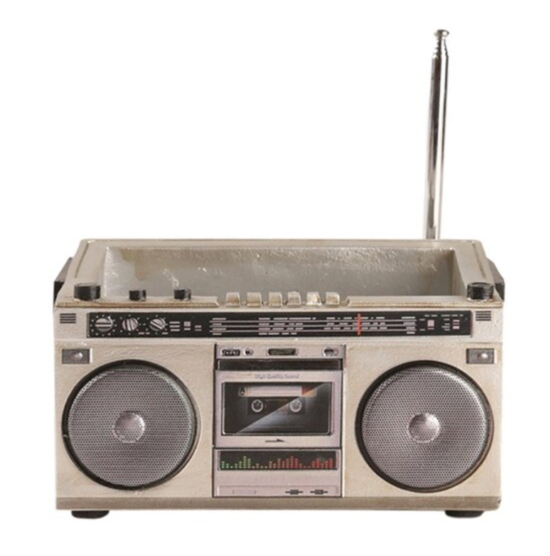 Boombox Succulent Planter