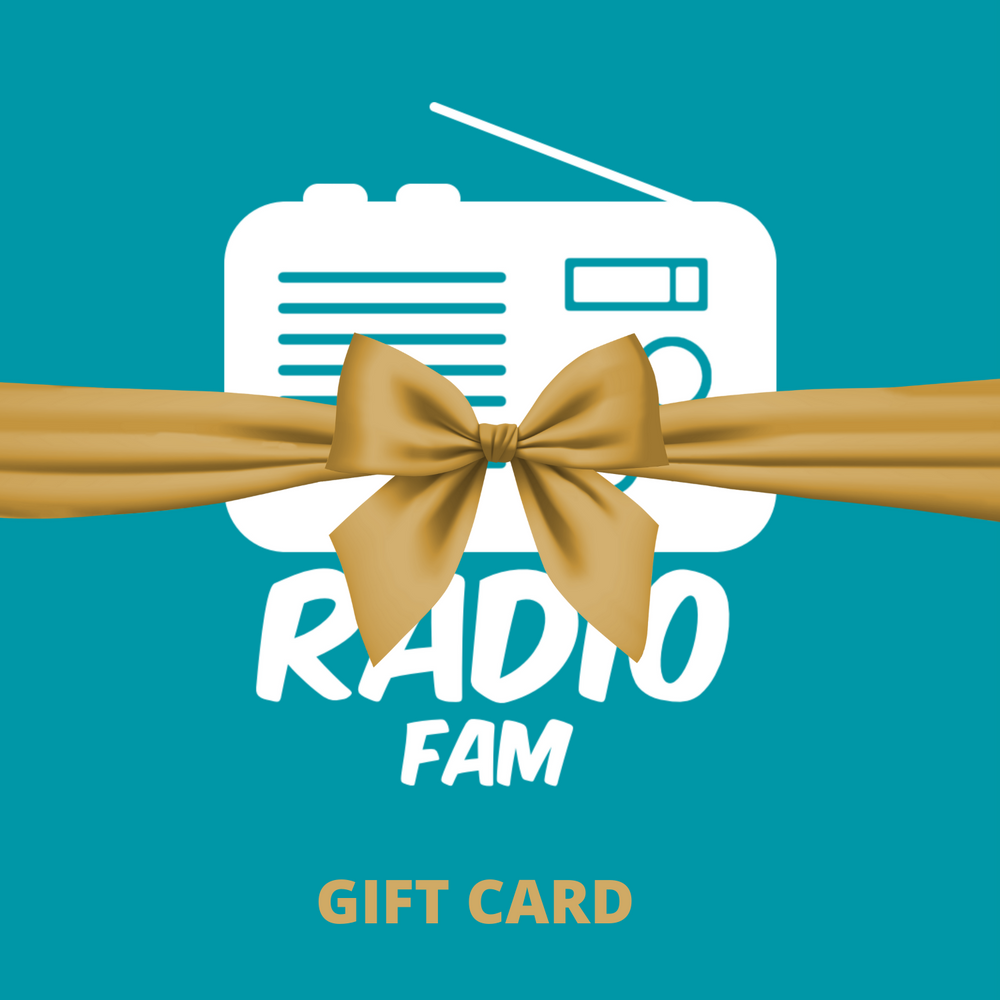 
            
                Load image into Gallery viewer, THE RADIO FAM Gift Card
            
        