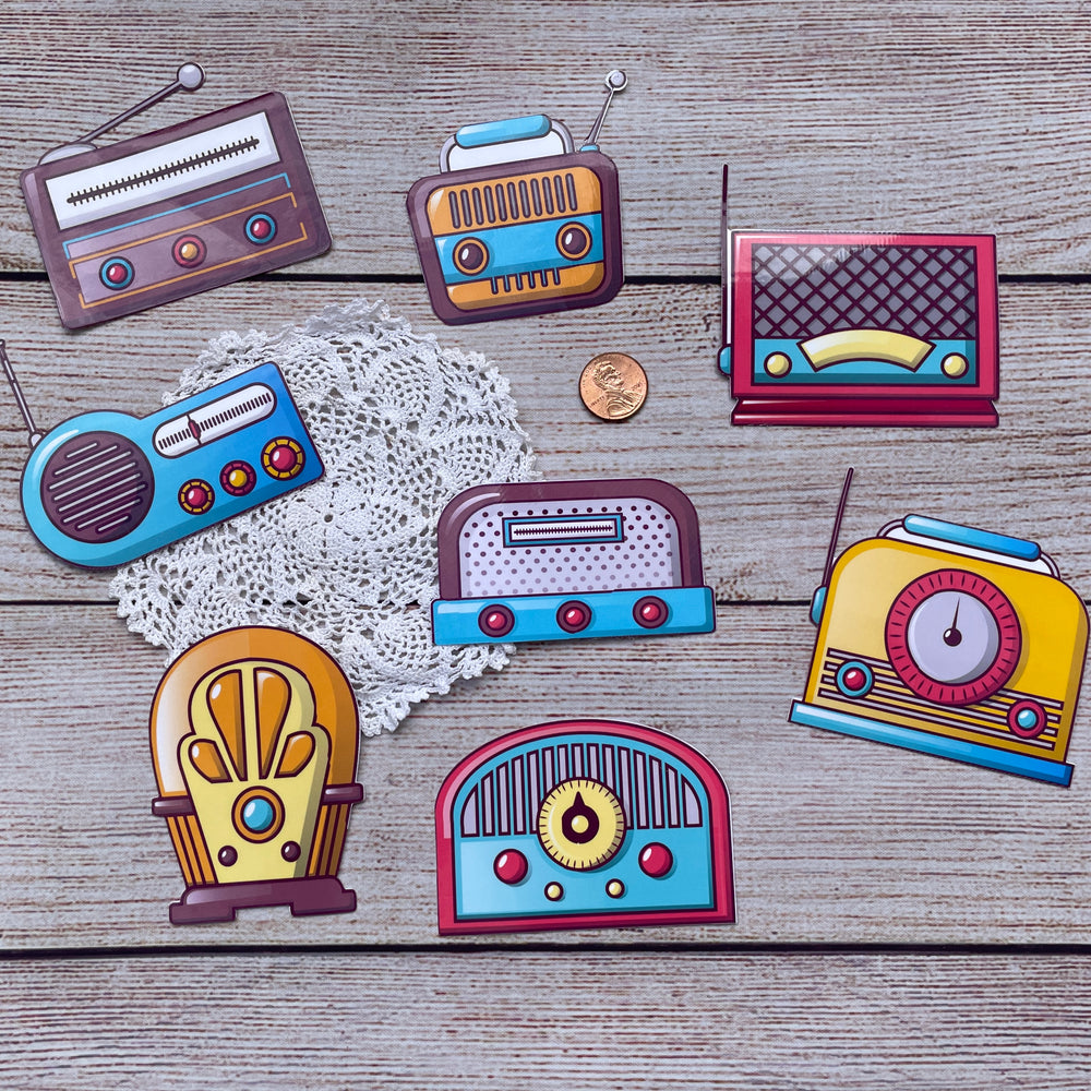 Retro Radios Sticker Pack
