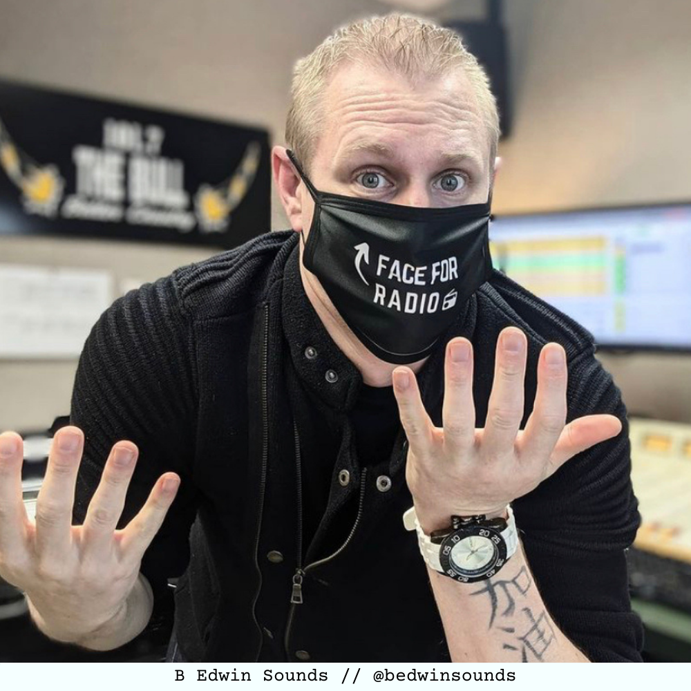 Face for Radio Mixed-Fabric Mask