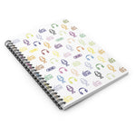 LV Inspired Radio Spiral Notebook - Ruled Line